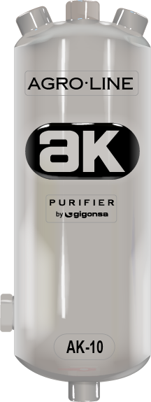 Purificador de Diesel AK-10 motor de 4 Cilindros